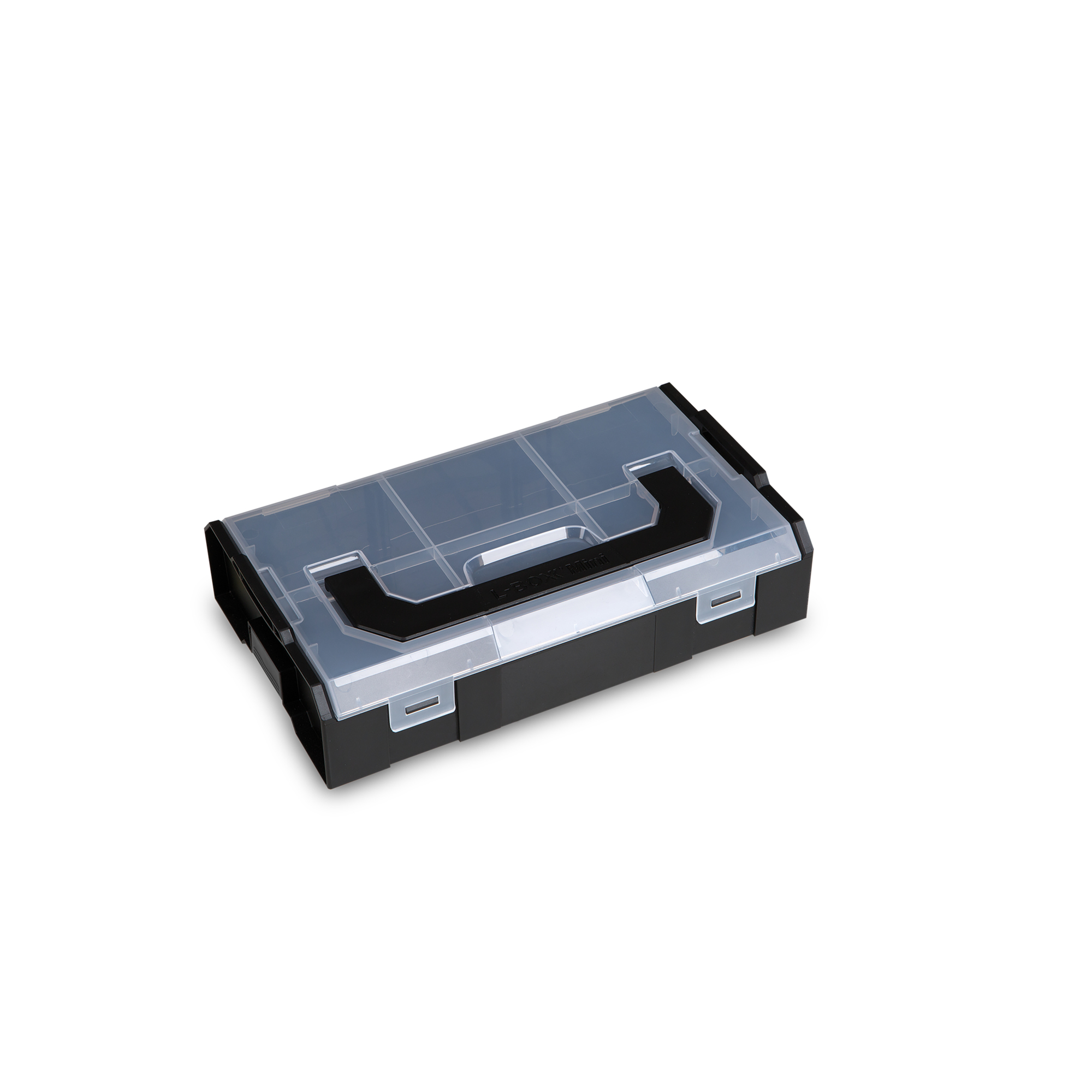 L-Boxx Mini Tool Box — Transparent Lid, Up to 7 Compartments, 3.3 Lb. Capacity, Model# 6100000324